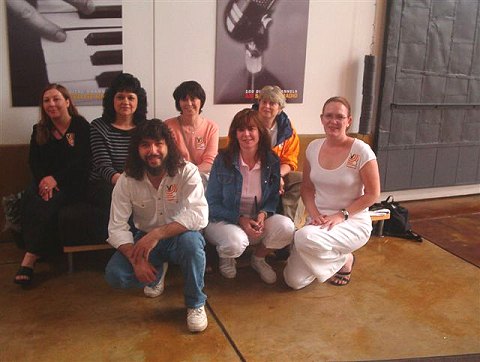 (back row) Mawa, Sue, Christine, Mary Sue, (front row) Craig, Colleen and Joanne